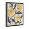 Stupell Industries Curved Bungalow Flowers Floating Frame By June Erica Vess